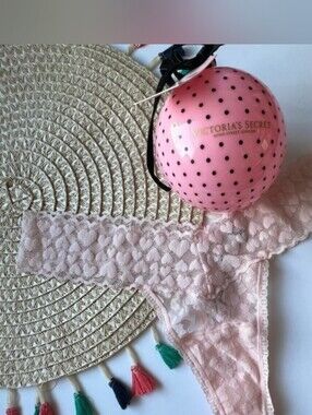 Victoria's Secret Pink Polka Dot Collector Ornament Ball With Panties